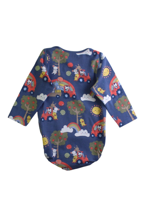 A Multicolour Long Sleeve Bodysuits from Polarn O. Pyret in size 3-6M for neutral. (Back View)