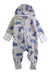 A Blue Onesies from Polarn O. Pyret in size 0-3M for boy. (Front View)