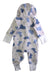 A Blue Onesies from Polarn O. Pyret in size 0-3M for boy. (Back View)