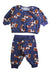 A Purple Pants Sets from Polarn O. Pyret in size 3-6M for boy. (Front View)