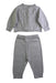 A Grey Pants Sets from Petit Bateau in size 3-6M for boy. (Back View)
