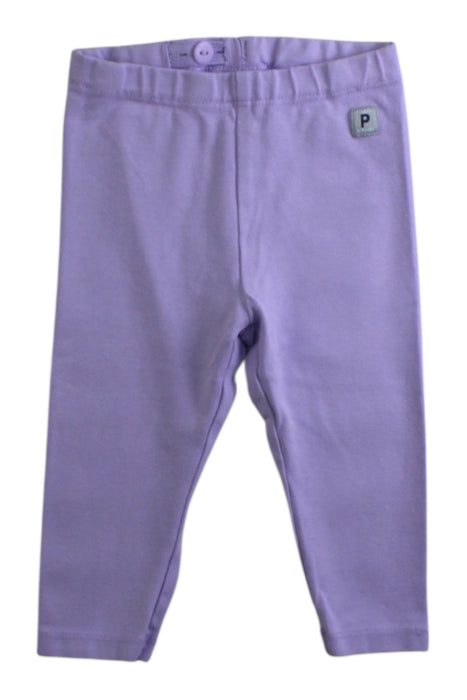 A Purple Leggings from Polarn O. Pyret in size 3-6M for girl. (Front View)