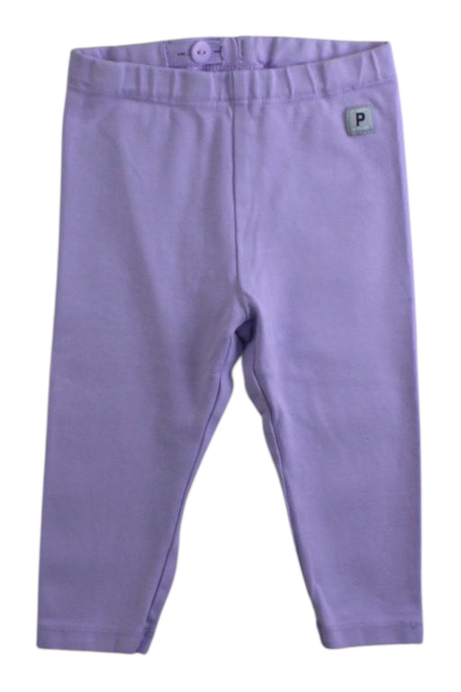 A Purple Leggings from Polarn O. Pyret in size 3-6M for girl. (Front View)