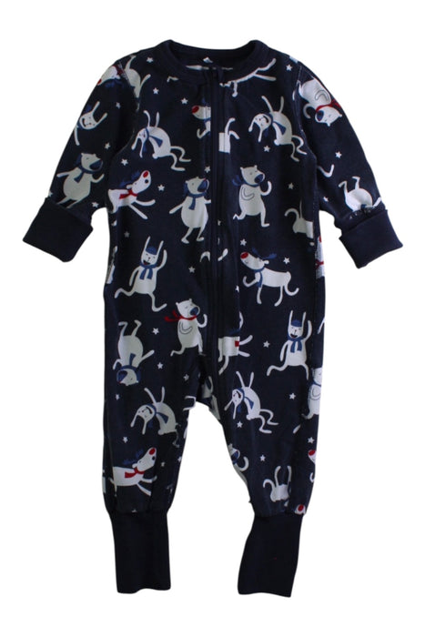 A Black Onesies from Polarn O. Pyret in size 3-6M for boy. (Front View)
