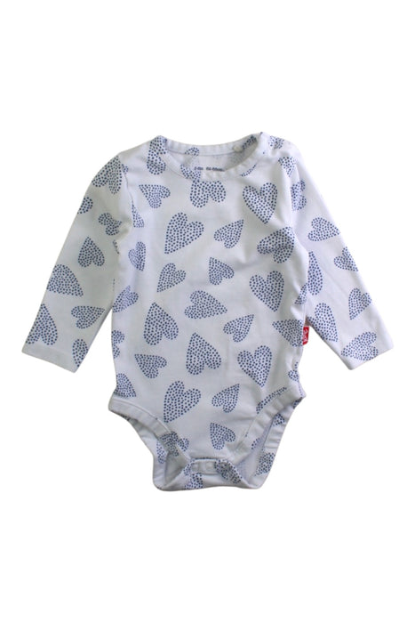 A White Long Sleeve Bodysuits from Kite in size 3-6M for girl. (Front View)