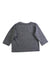 A Grey Long Sleeve T Shirts from Roots in size 3-6M for neutral. (Back View)