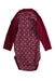 A Red Long Sleeve Bodysuits from Polarn O. Pyret in size 0-3M for girl. (Back View)