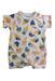 A Multicolour Short Sleeve Rompers from Polarn O. Pyret in size 0-3M for neutral. (Front View)