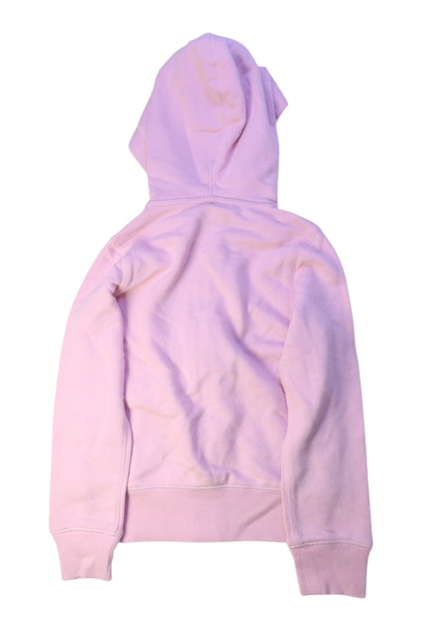 A Pink Zippered Sweatshirts from Polo Ralph Lauren in size 7Y for girl. (Back View)