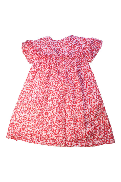 A Red Short Sleeve Dresses from Pili Carrera in size 8Y for girl. (Back View)