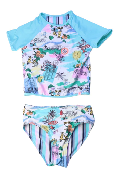 A Multicolour Swim Sets from Seafolly in size 6T for girl. (Front View)