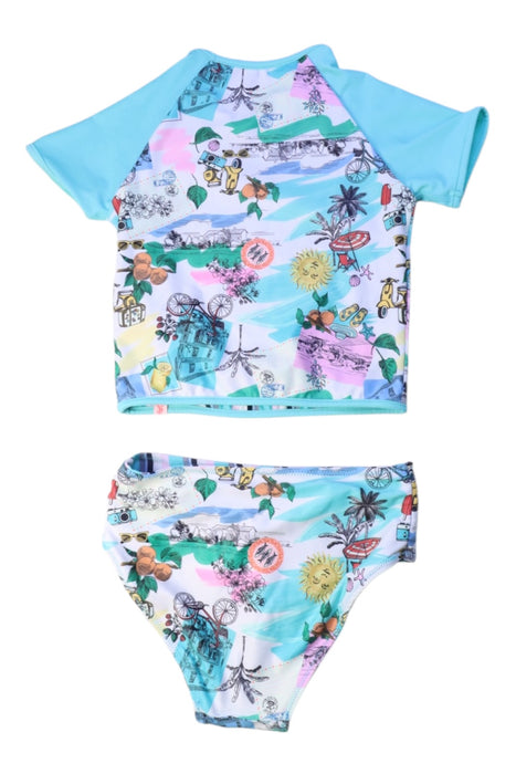A Multicolour Swim Sets from Seafolly in size 6T for girl. (Back View)