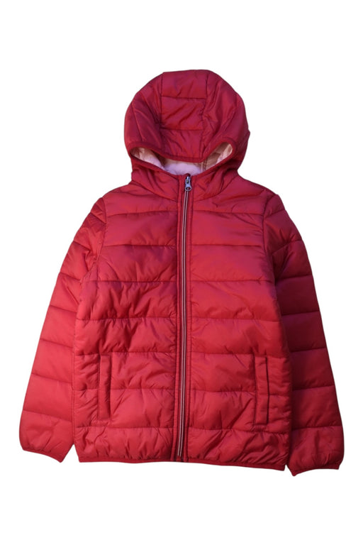 A Red Puffer/Quilted Coats & Outerwear from Cyrillus in size 8Y for girl. (Front View)