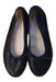 A Black Flats from Anniel in size 9Y for girl. (Back View)