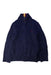 A Navy Zippered Sweatshirts from Polo Ralph Lauren in size 6T for boy. (Front View)