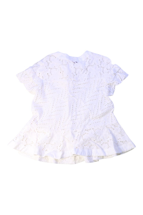 A White Short Sleeve Shirts from Nicholas & Bears in size 10Y for girl. (Back View)