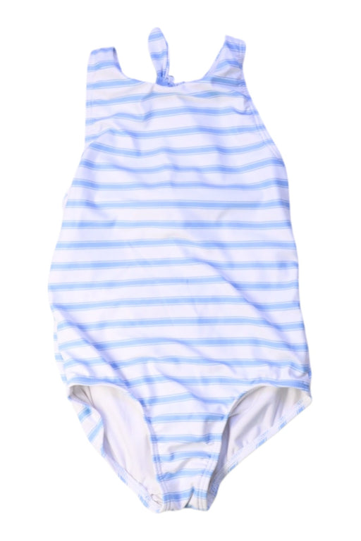 A Blue Swimsuits from Minnow in size 5T for girl. (Front View)