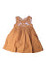A Orange Sleeveless Dresses from Gannino d'Angelo in size 6T for girl. (Front View)