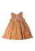 A Orange Sleeveless Dresses from Gannino d'Angelo in size 6T for girl. (Back View)