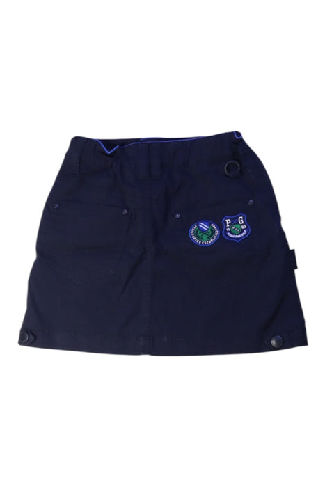 A Navy Short Skirts from Pearly Gates in size 4T for girl. (Back View)