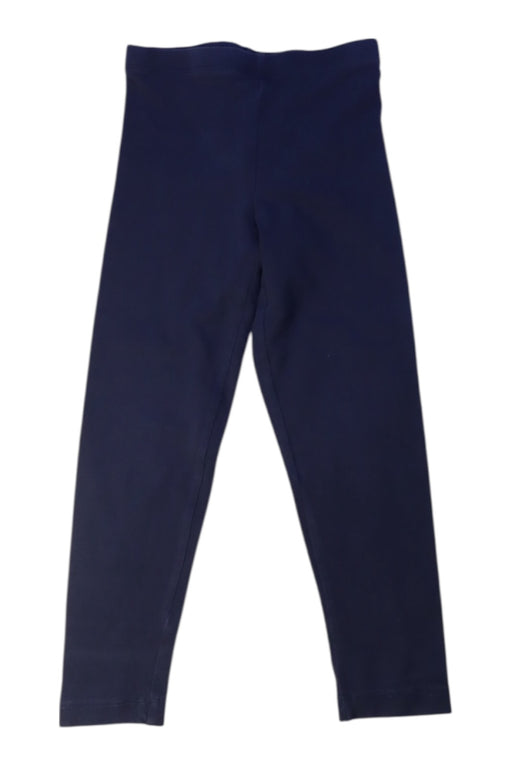 A Navy Leggings from Monoprix in size 4T for girl. (Front View)