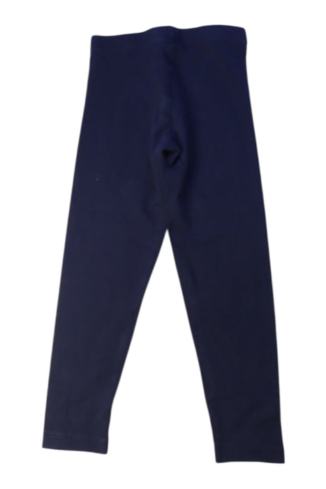 A Navy Leggings from Monoprix in size 4T for girl. (Back View)