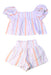 A Multicolour Shorts Sets from Seed in size 4T for girl. (Front View)