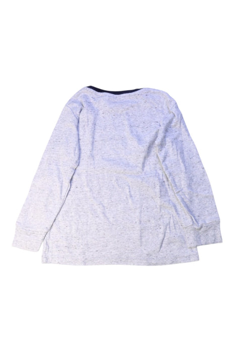 A White Long Sleeve T Shirts from Seed in size 4T for boy. (Back View)