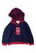 A Navy Hooded Sweatshirts from The Little White Company in size 3-6M for boy. (Front View)