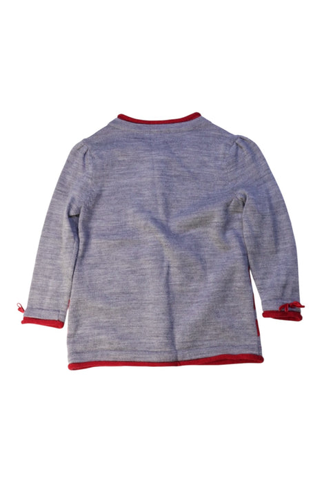 A Red Cardigans from Nicholas & Bears in size 12-18M for girl. (Back View)