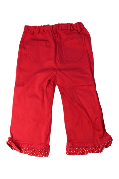 A Red Casual Pants from Nicholas & Bears in size 6T for girl. (Back View)