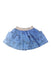 A Blue Short Skirts from The Bonnie Mob in size 12-18M for girl. (Back View)