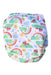 A Multicolour Cloth Diapers from TotsBots in size O/S for neutral. (Back View)