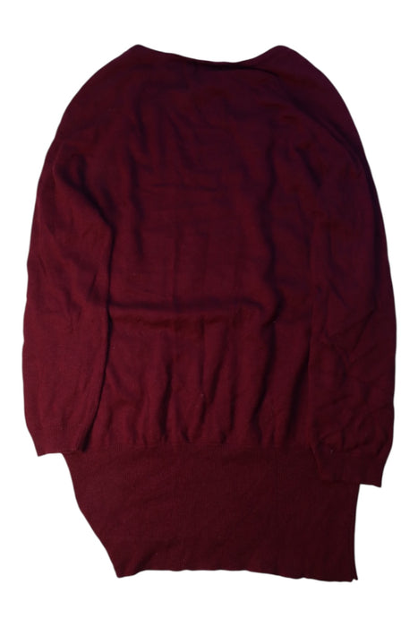 A Burgundy Knit Sweaters from Mayarya in size Maternity-S for maternity. (Back View)