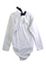 A White Swimsuits from Minnow in size 7Y for girl. (Back View)