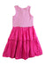A Pink Sleeveless Dresses from Seed in size 6T for girl. (Back View)