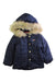 A Navy Puffer/Quilted Coats & Outerwear from Tommy Hilfiger in size 3T for girl. (Front View)