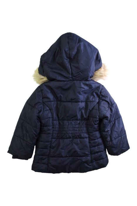 A Navy Puffer/Quilted Coats & Outerwear from Tommy Hilfiger in size 3T for girl. (Back View)