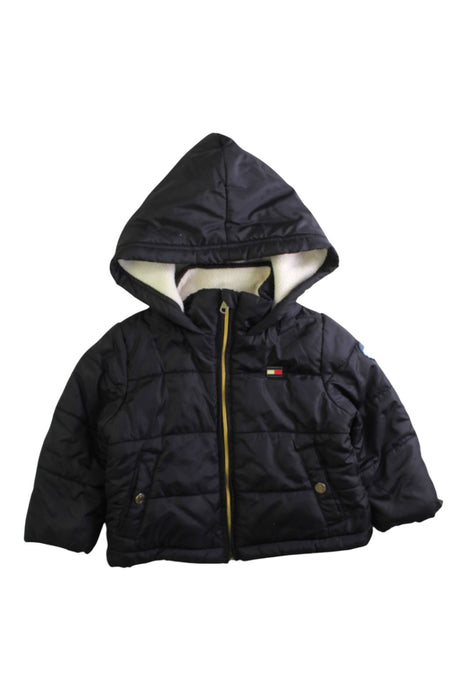 A Navy Puffer/Quilted Coats & Outerwear from Tommy Hilfiger in size 2T for girl. (Front View)