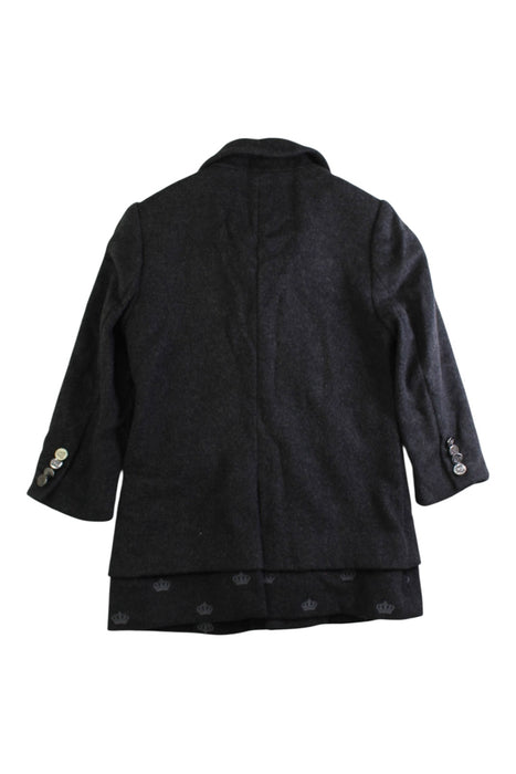 A Navy Coats from Nicholas & Bears in size 3T for girl. (Back View)