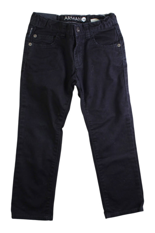 A Black Casual Pants from Armani in size 4T for boy. (Front View)