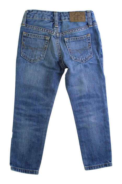 A Blue Jeans from Polo Ralph Lauren in size 3T for boy. (Back View)