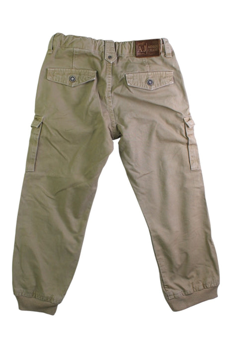 A Beige Casual Pants from Armani in size 4T for boy. (Back View)