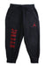 A Black Sweatpants from Air Jordan in size 5T for boy. (Front View)