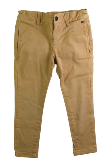 A Beige Casual Pants from Tommy Hilfiger in size 2T for boy. (Front View)