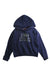 A Navy Hooded Sweatshirts from Tommy Hilfiger in size 5T for boy. (Front View)