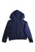 A Navy Hooded Sweatshirts from Tommy Hilfiger in size 5T for boy. (Back View)