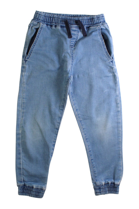 A Blue Sweatpants from Seed in size 5T for boy. (Front View)