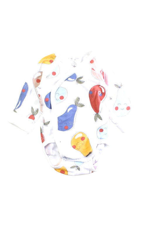 A Multicolour Long Sleeve Bodysuits from Polarn O. Pyret in size 0-3M for neutral. (Front View)