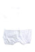 A White Short Sleeve Rompers from The Little White Company in size 3-6M for neutral. (Back View)